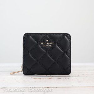 NWT Kate Spade Natalia Quilted Zip Around Wallet